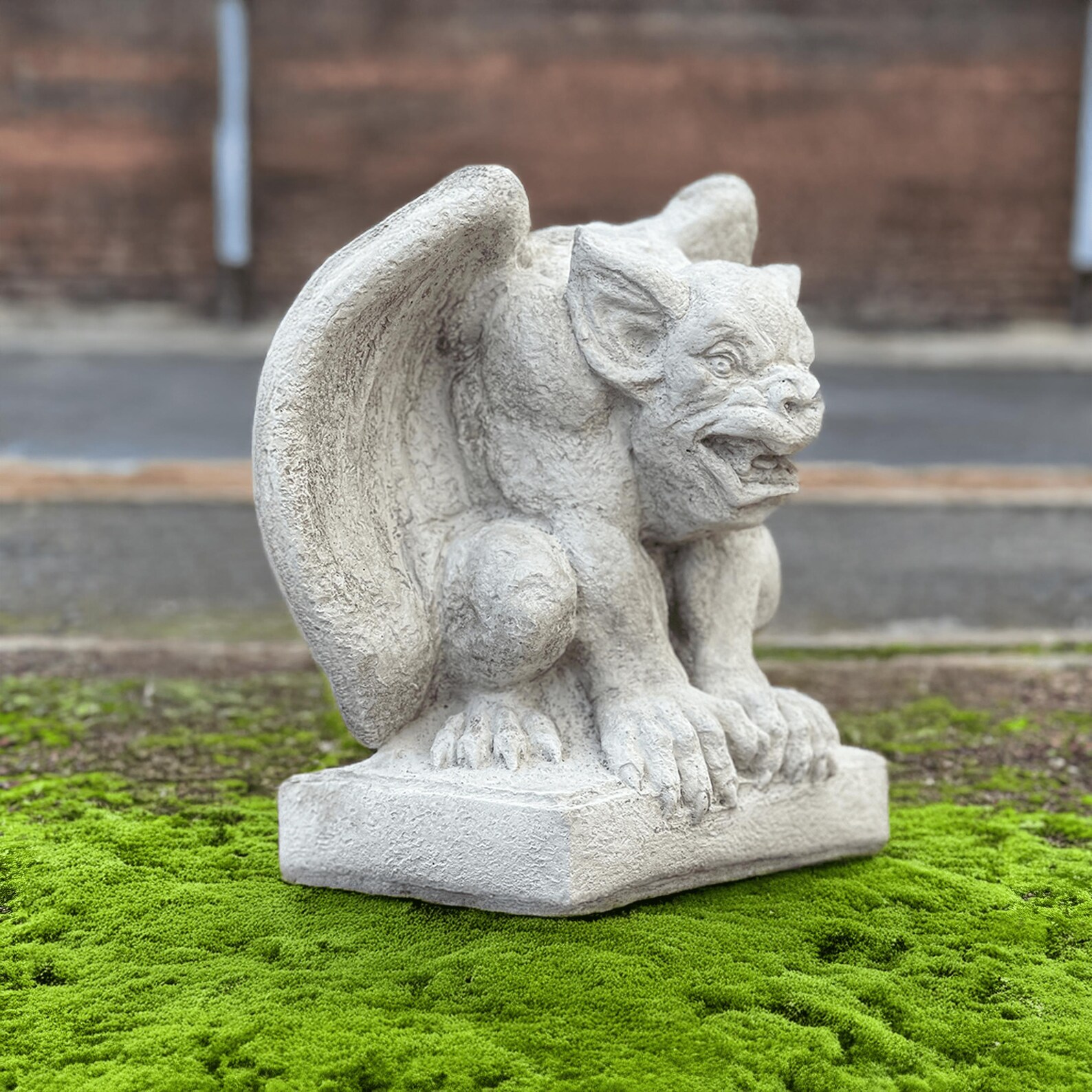 Large Gargoyle Statue Concrete Home Demon Sculpture Stone Guardian ...