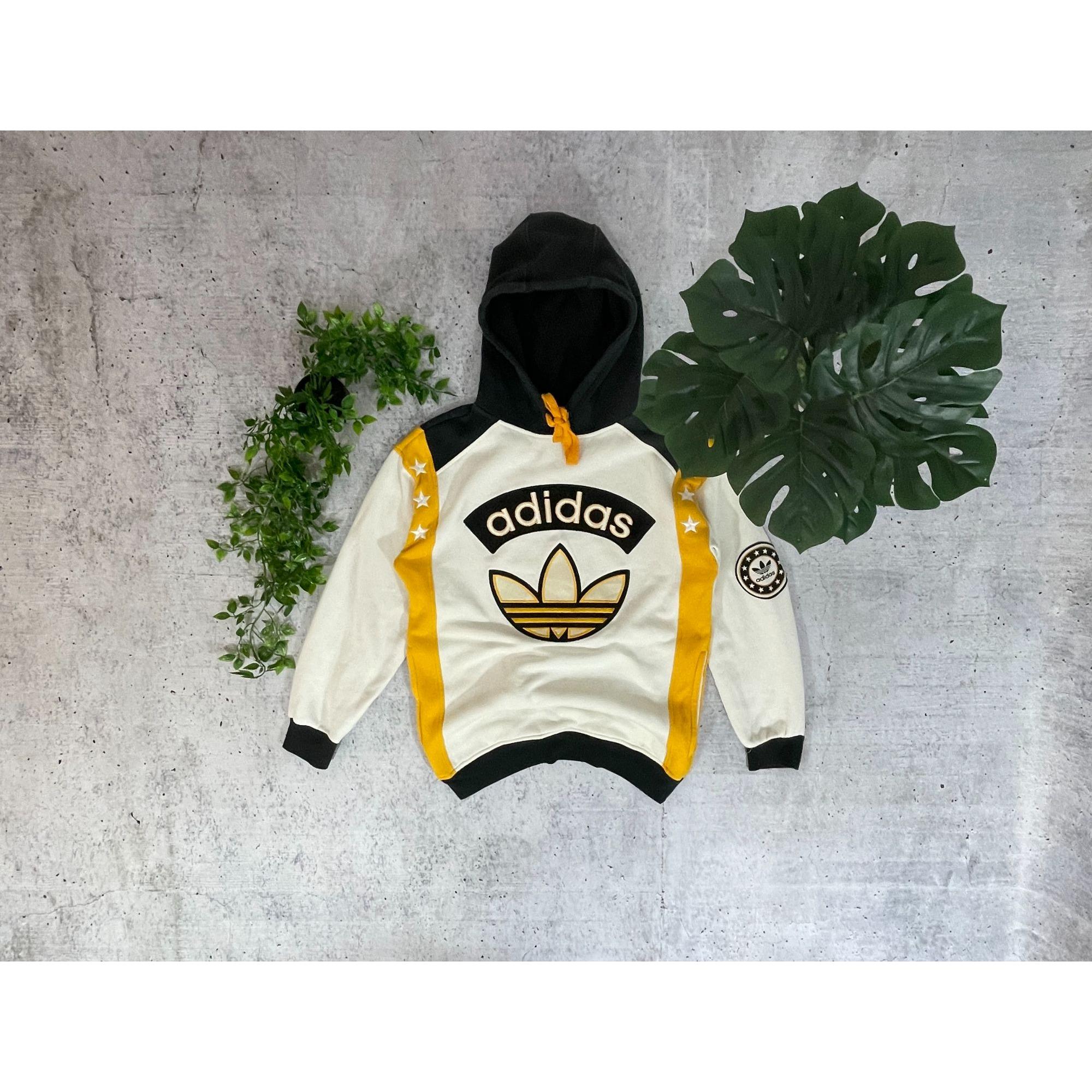Yellow Adidas Hoodie Etsy