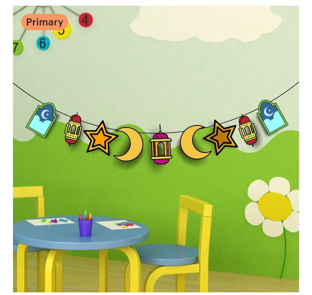 Printable Ramadan or Eid bunting, Ramadan craft, PDF, DIGITAL