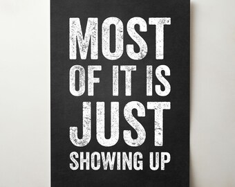 Poster de gym, impression de citation de remise en forme motivante, art mural d'entraînement minimaliste, décoration de salle de sport à domicile