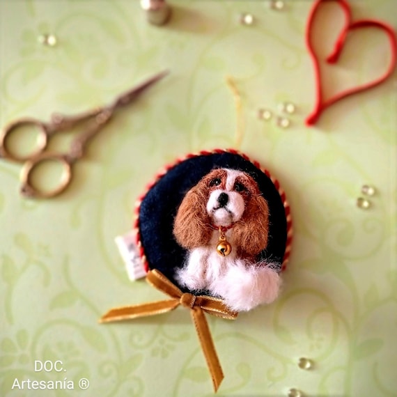 AdornoHogar.HomeOrnament.DocArtesania.Needlefelting.Ornament.Handmade.Dollhouse.CasaDeMuñecas.Miniatura.Miniature.Miniatures.MiniaturesDog