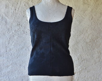 Bodice top charcoal black
