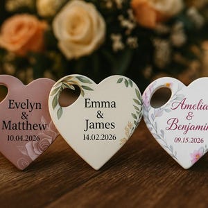 Bottle opener Wedding favors for guests in bulk, heart shape Wedding Magnet, Save the date magnets, personalised wedding favours, Gift