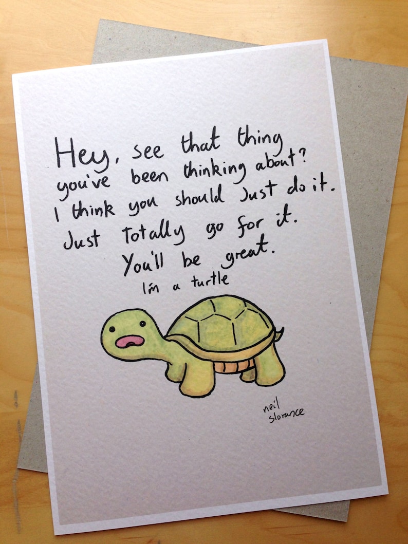 Turtle Advice A4/A5 Digital Print image 2