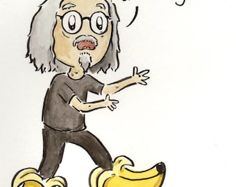 Billy Connolly Print A4 Signed by Artist
