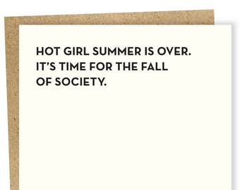 Hot Girl Summer Card