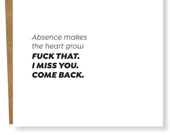 Come Back Karte