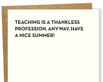 Thankless Card