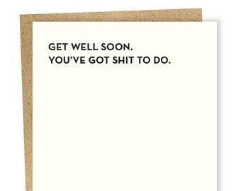 Get Well Soon Card