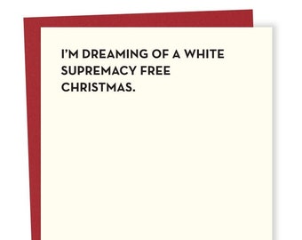 White Christmas Card