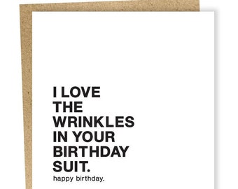 Birthday Suit Card