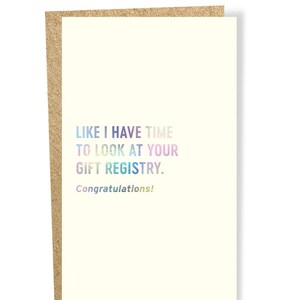 Gift Registry Cash Card