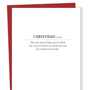 Carte de définition de Noël