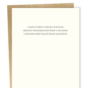 Organic Vegetables Card