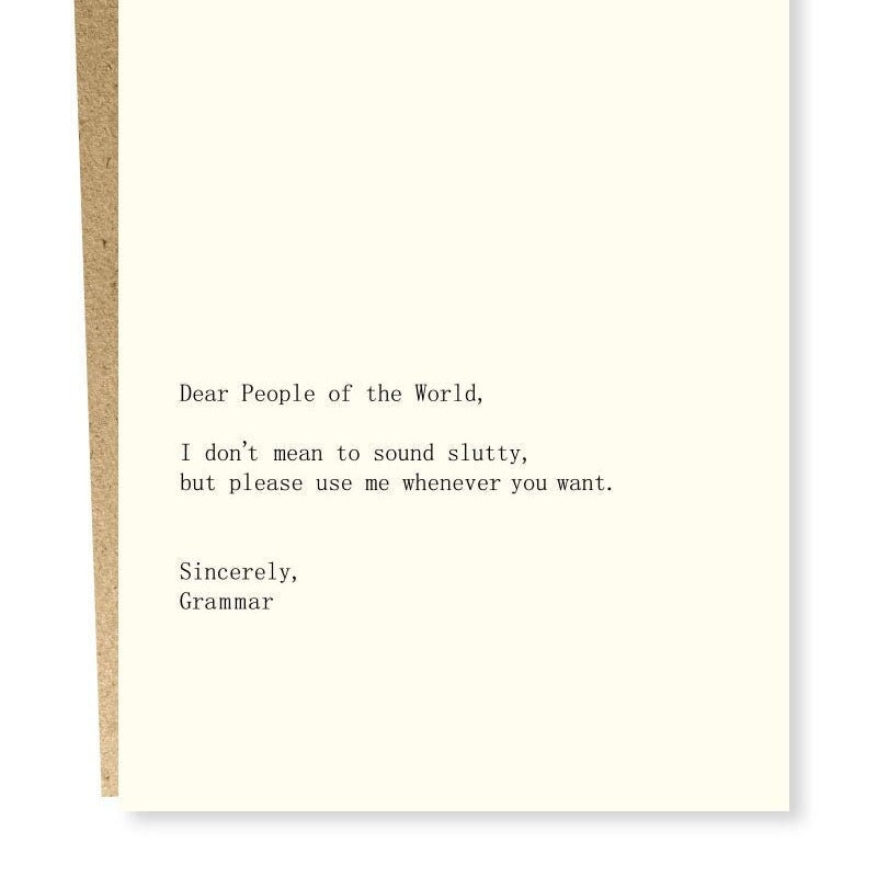 Impromptu Card - Etsy