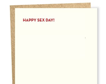 Sex Day Card