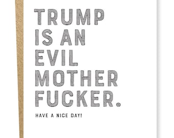 Trump/Motherfucker Card