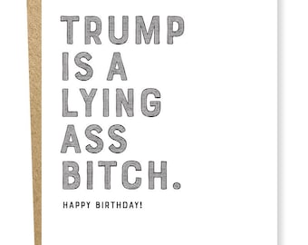 Trump/Bitch Card