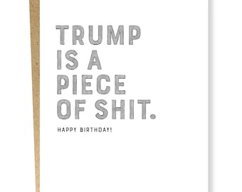 Trump/Shit Card