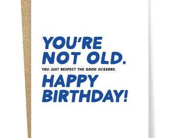 Good scissors card