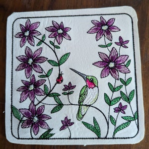 Hummingbird coasters-set of 4