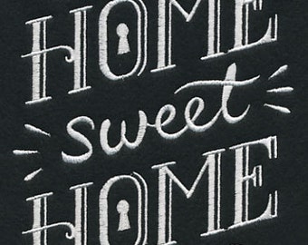 Home Sweet Home embroidered Cotton Kitchen Tea Towel