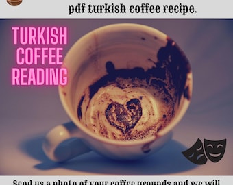 Turkse koffie lezen, toekomstig lezen: traditie van Istanbul (pdf-rapport in 12-24 uur)