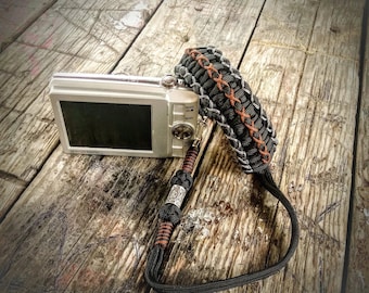 Handmade Paracord Camera Wrist Strap with Adjustable Closure