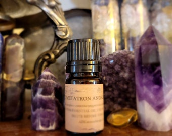 Metatron Angel Essential Oil Blend. Crystalline Oils of mint family oils, camphor, lavandin. 5 ML.