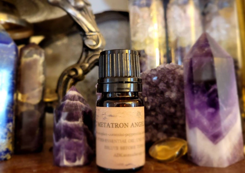 Metatron Angel Essential Oil Blend. Crystalline Oils of mint family oils, camphor, lavandin. 5 ML. image 1