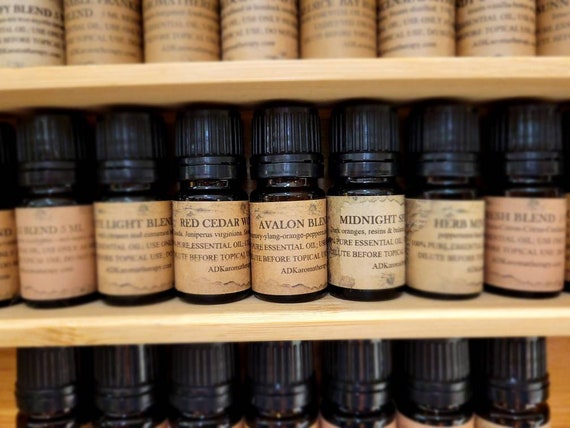 Avalon Essential Oil Spa Blend. Aveda-type aromatherapy oils. Wild Orange,  Ylang Ylang, Lavender, Bergamot, Rosemary, Peppermint. 5+ ML