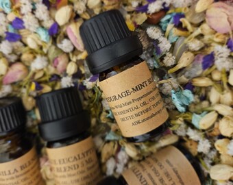 Encourage-Mint Essential Oil Blend  Peppermint Spearmint Blend with Green Frankincense.  5 ML