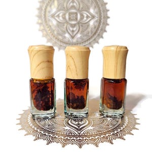 Lotus Trinity Anointing Oil. White,  Pink and Blue Water Lily. 3 ML