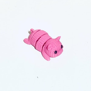 Assorted 3D Printed Flexi Miniatures Knitted Flexi Effect with Keyring Option