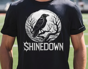 Camiseta Shinedown, Segunda Chance, Produtos Shinedown, Camiseta de Rock Unissex, Presente para Amantes do Rock, Vestuário Musical Premium, Produtos de Rock, Presente para Fã de Música