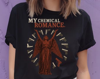 My Chemical Romance Shirt, Emo Rock Shirt, Mcr Shirt, Mcr Fan Gifts, Three Cheers for Sweet Revenge Tee, Rock Band Tee,Premium Music Apparel