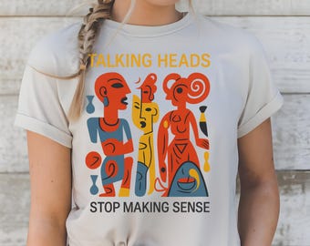 Talking Heads Shirt, Stop Making Shirt, 90s Band Tees, Rock Band Shirt, Talking Heads Fan Gift, Retro Graphic Shirt, Premium Music Apparel