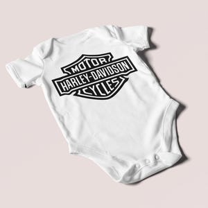 Harley-Davidson Onesie, Motorcycle Onesie, Gift for Baby
