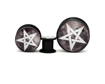 Alien Picture Plugs gauges 16g 14g 12g 10g 8