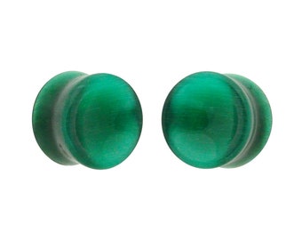 Details about Handmade Matte Light Green Chrysolite Tunnel Plugs Details about Handmade Matte Light Green Chrysolite Tunnel Plugs