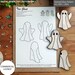 Trio Ghost Stained Glass Pattern | Digital Download | PDF + JPG - Etsy