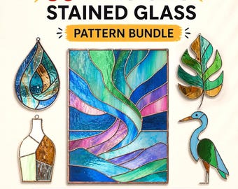 50+ Glasmalerei-Suncatcher-Muster