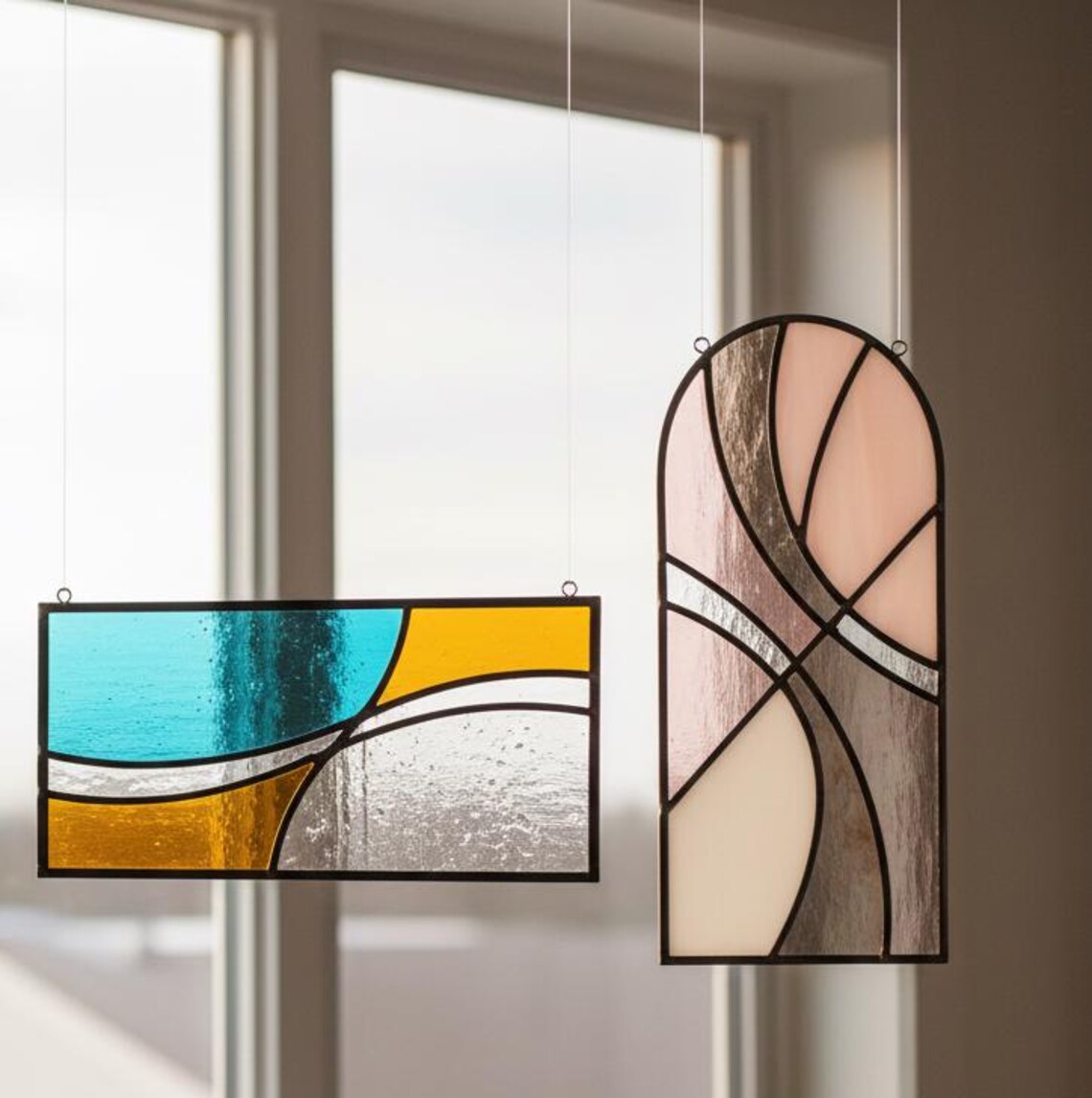 Minimal Stained Glass Pattern Pack | 10+ Designs | A4 Size | Digital ...