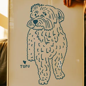 Custom Dog Portrait, Custom Badly Drawn Pet Portrait, Pet portrait, Pet Art Commission, Pet Portrait From Photo, Ugly Dog, Funny Pet Art