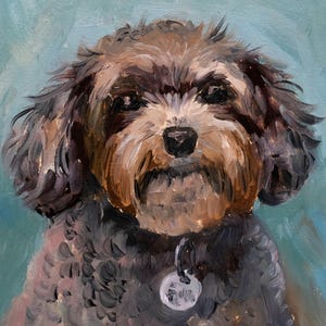 Peinture à l'huile ORIGINALE personnalisée portrait d'animal de compagnie à partir d'une photo, portrait de chien personnalisé, peinture à l'huile, portrait de chat à l'huile, cadeau personnalisé, commande artistique