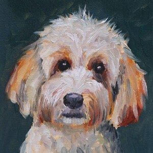 Portrait d'animal de compagnie personnalisé, peinture à l'huile à partir d'une photo, portrait de chien personnalisé, portraits d'animaux de compagnie, cadeaux pour amoureux des chiens, cadeau commémoratif de chien, cadeau personnalisé