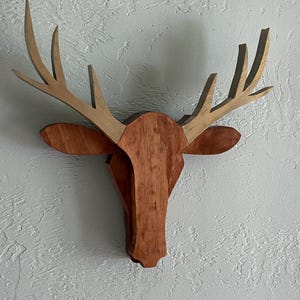 Buck&#39;s Head Scroll Saw or Bandsaw Pattern