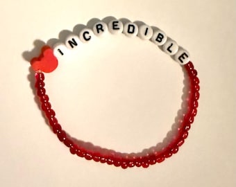 Pulseira de contas inspirada no incrível Mickey