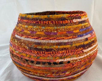 Extra Large Orange and Purple Basket