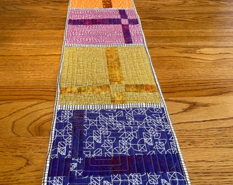 Handmade Multicolor Fabric Table Runner